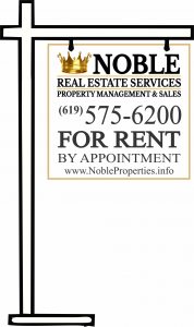 FOR RENT signs